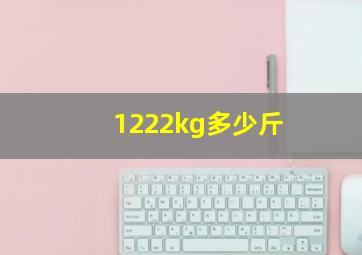 1222kg多少斤