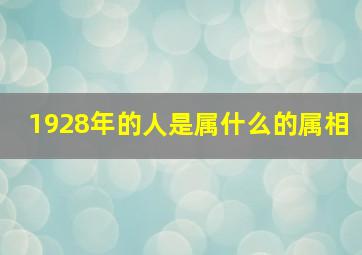 1928年的人是属什么的属相