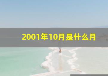 2001年10月是什么月