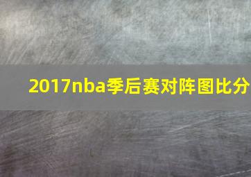 2017nba季后赛对阵图比分