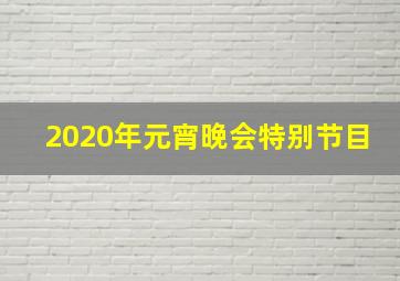 2020年元宵晚会特别节目