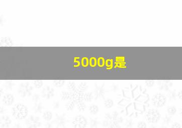 5000g是