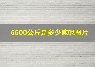 6600公斤是多少吨呢图片