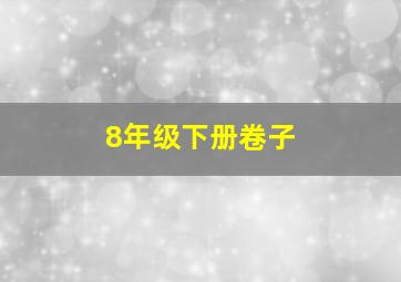 8年级下册卷子