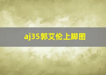 aj35郭艾伦上脚图