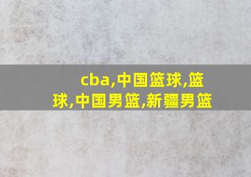 cba,中国篮球,篮球,中国男篮,新疆男篮