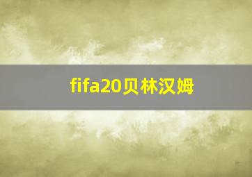 fifa20贝林汉姆