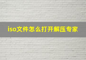 iso文件怎么打开解压专家