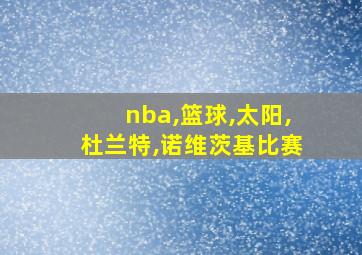 nba,篮球,太阳,杜兰特,诺维茨基比赛