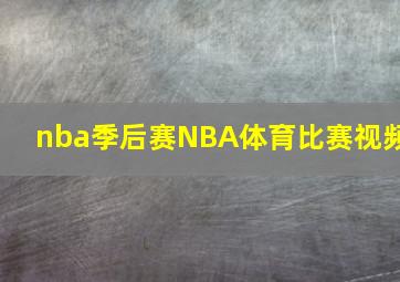 nba季后赛NBA体育比赛视频