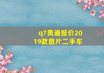 q7奥迪报价2019款图片二手车