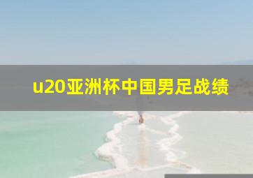 u20亚洲杯中国男足战绩