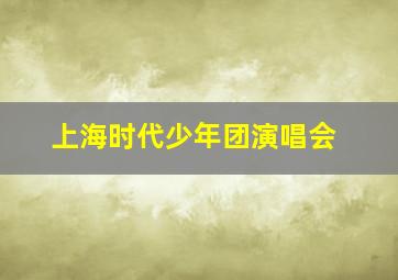 上海时代少年团演唱会