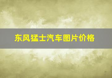 东风猛士汽车图片价格