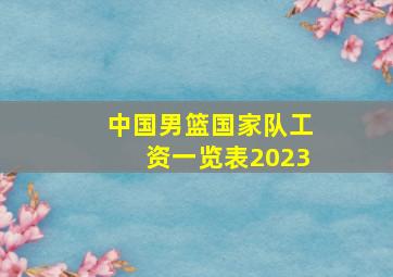 中国男篮国家队工资一览表2023