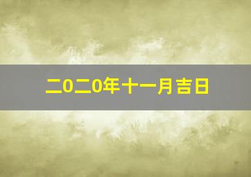 二0二0年十一月吉日