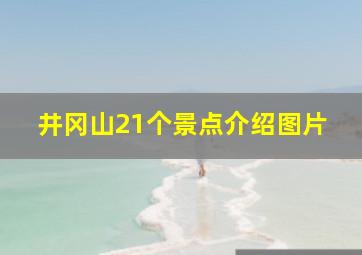 井冈山21个景点介绍图片