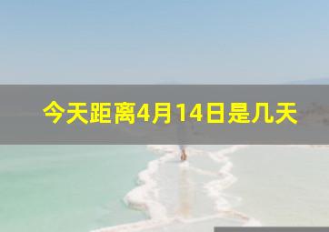 今天距离4月14日是几天