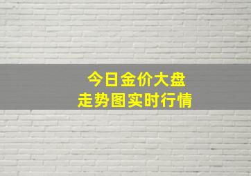 今日金价大盘走势图实时行情