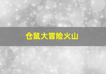 仓鼠大冒险火山