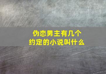 伪恋男主有几个约定的小说叫什么