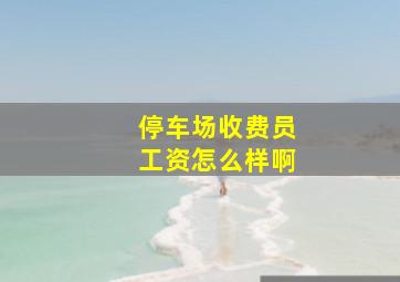 停车场收费员工资怎么样啊