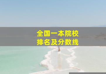 全国一本院校排名及分数线