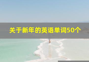 关于新年的英语单词50个