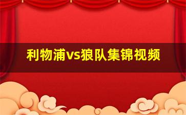 利物浦vs狼队集锦视频