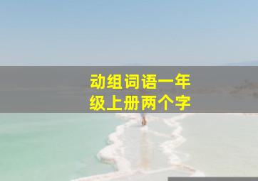 动组词语一年级上册两个字