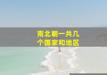 南北朝一共几个国家和地区