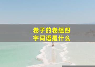 卷子的卷组四字词语是什么