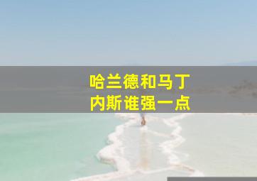 哈兰德和马丁内斯谁强一点