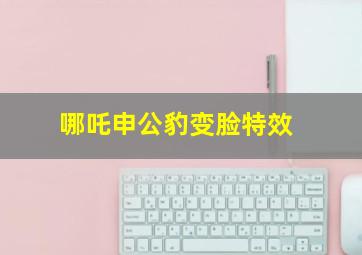 哪吒申公豹变脸特效