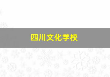 四川文化学校