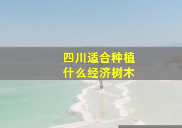 四川适合种植什么经济树木