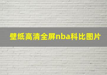 壁纸高清全屏nba科比图片