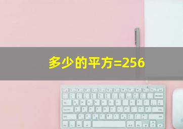 多少的平方=256