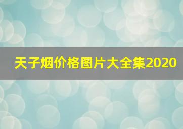 天子烟价格图片大全集2020