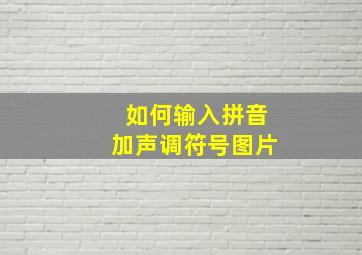 如何输入拼音加声调符号图片