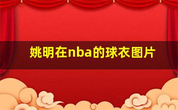 姚明在nba的球衣图片