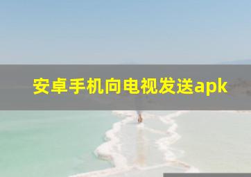 安卓手机向电视发送apk