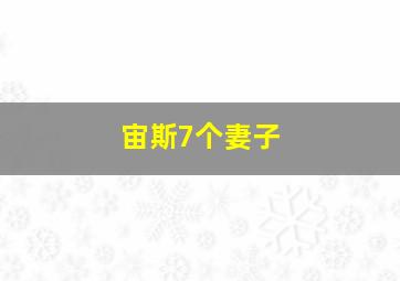 宙斯7个妻子