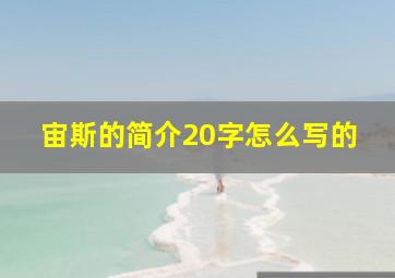 宙斯的简介20字怎么写的