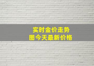 实时金价走势图今天最新价格