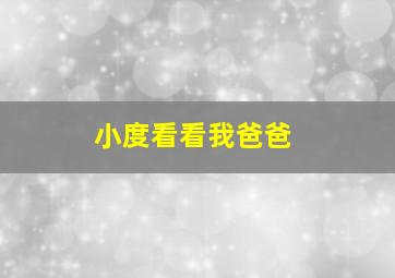 小度看看我爸爸