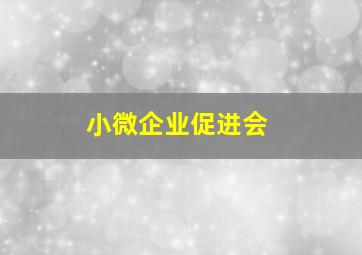 小微企业促进会