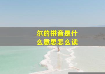 尔的拼音是什么意思怎么读