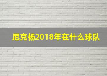 尼克杨2018年在什么球队