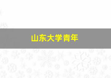 山东大学青年